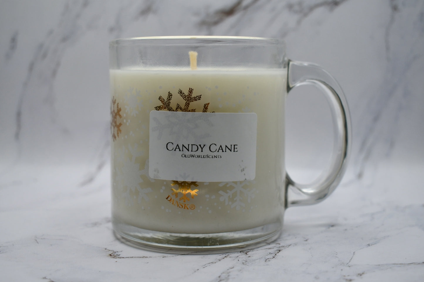 Candy Cane Thrifted Mug